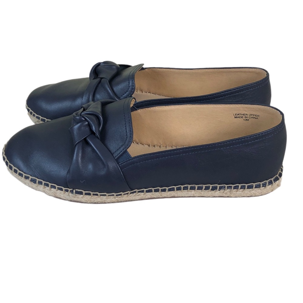 Talbots Izzy Knot Nappa Espadrilles Size 10m - image 5